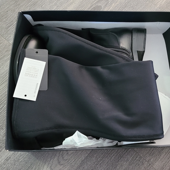 ARMANI EXCHANGE OVER THE KNEE BOOTS - Picture 12 of 15